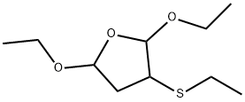 Furan, 2,5-diethoxy-3-(ethylthio)tetrahydro- (9CI) Struktur