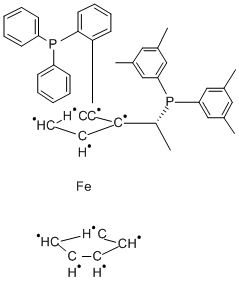 (R)‐1‐[(R)‐2‐(2′‐ジフェニルホスフィノフェニル)フェロセニル]エチルジ(3,5‐キシリル)ホスフイン