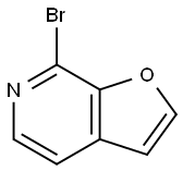 7-BROMOFURO[2,3-C]PYRIDINE 化学構造式