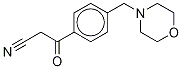 4-(4-MorpholinylMethyl)-β-oxo-benzenepropanenitrile Structure