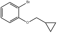 1-BROMO-2-(CYCLOPROPYLMETHOXY)BENZENE 结构式