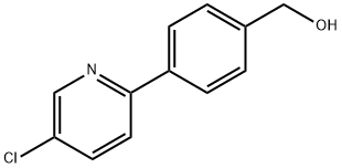 4-(3-Cyanopyridin-2-yl)benzyl alcohol 化学構造式