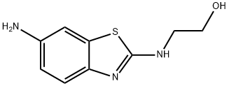 Ethanol, 2-[(6-amino-2-benzothiazolyl)amino]- (9CI),494852-89-0,结构式