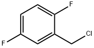 2,5-ジフルオロベンジルクロリド 化学構造式