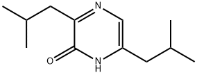 3,6-ジイソブチルピラジン-2(1H)-オン 化学構造式