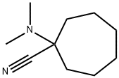 Cycloheptanecarbonitrile, 1-(dimethylamino)- (9CI) Structure