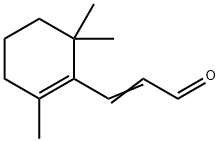 3-(2,6,6-TRIMETHYL-1-CYCLOHEXEN-1-YL)ACRYLALDEHYDE,4951-40-0,结构式