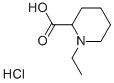 1-ETHYL-PIPERIDINE-2-CARBOXYLIC ACID HYDROCHLORIDE 化学構造式
