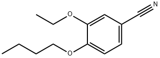 Benzonitrile, 4-butoxy-3-ethoxy- (9CI) 化学構造式