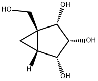 Bicyclo[3.1.0]hexane-2,3,4-triol, 1-(hydroxymethyl)-, (1S,2S,3R,4R,5R)- (9CI) Struktur