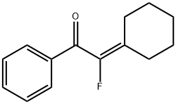 Ethanone, 2-cyclohexylidene-2-fluoro-1-phenyl- (9CI)|