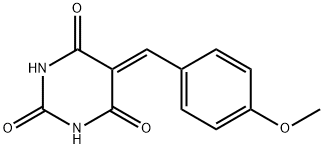 5-(4-METHOXY-BENZYLIDENE)-PYRIMIDINE-2,4,6-TRIONE,49546-71-6,结构式