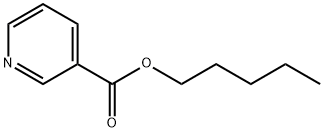 pentyl pyridine-3-carboxylate 化学構造式