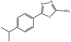 5-(4-ISOPROPYLPHENYL)-1,3,4-OXADIAZOL-2-AMINE Structure