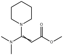 3-(Dimethylamino)-3-piperidinopropenoic acid methyl ester Struktur