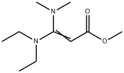 3-(Diethylamino)-3-(dimethylamino)propenoic acid methyl ester Structure