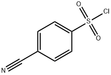 4-シアノベンゼンスルホニルクロリド 化学構造式