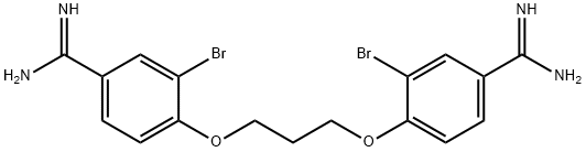 Dibrompropamidine 结构式