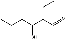 2-乙基-3-羟基己醛 结构式