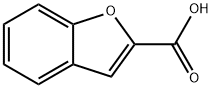 苯并呋喃-2-羧酸,496-41-3,结构式