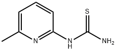 N-(6-甲基-2-吡啶基)硫脲,49600-34-2,结构式