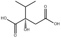 (S)-2-hydroxy-2-(isopropyl)succinic acid,49601-06-1,结构式