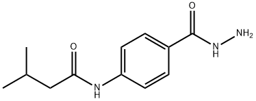 Benzoic acid, 4-[(3-methyl-1-oxobutyl)amino]-, hydrazide (9CI) Structure