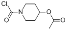 1-Piperidinecarbonyl chloride, 4-(acetyloxy)- (9CI) Struktur