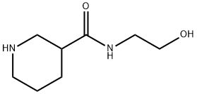 RAC PIPERIDINE-3-CARBOXYLIC ACID (2-HYDROXYETHYL)-AMIDE Struktur