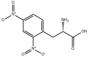 2,4-二硝基-L-苯丙氨酸,49607-21-8,结构式