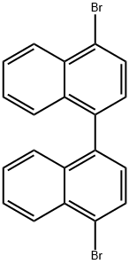 4,4-二溴-1,1-二萘, 49610-35-7, 结构式