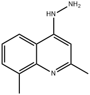 2,8-DIMETHYL-4-HYDRAZINOQUINOLINE Structure