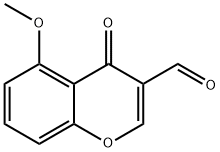 5-甲氧基-4-氧代-4H-铬烯-3-碳醛 结构式