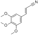3,4,5-TRIMETHOXYCINNAMYLNITRILE 化学構造式