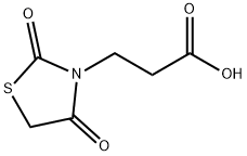 3-(2,4-DIOXO-THIAZOLIDIN-3-YL)-PROPIONIC ACID Struktur
