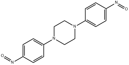 1,4-二(4-亚硝基苯基)哌嗪, 4963-30-8, 结构式