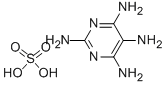 2,4,5,6-Tetraaminopyrimidine sulfate Struktur