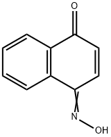 1,4-ナフタレンジオン1-オキシム 化学構造式