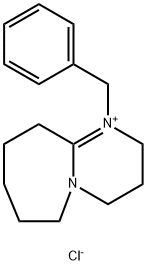 2,3,4,6,7,8,9,10-八氢-1-(苯甲基)-嘧啶并[1,2-α]氮杂卓氯化物,49663-94-7,结构式