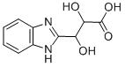 3-(1H-苯并咪唑-3-嗡-2-基)-2,3-二羟基-丙酸酯,49671-84-3,结构式