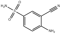 Benzenesulfonamide, 4-amino-3-cyano- (9CI) 结构式