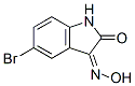 (3Z)-5-BROMO-1H-INDOLE-2,3-DIONE 3-OXIME Structure