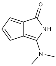 Cyclopenta[c]pyrrol-1(2H)-one,  3-(dimethylamino)-,49679-04-1,结构式