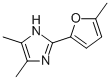 1H-Imidazole,  4,5-dimethyl-2-(5-methyl-2-furanyl)- 结构式