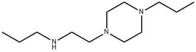 1-[2-(ジプロピルアミノ)エチル]ピペラジン 化学構造式