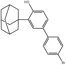 3-(AdaMantan-1-yl)-4'-broMobiphenyl-4-ol Struktur