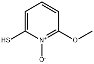 2-Pyridinethiol, 6-methoxy-, 1-oxide (9CI) Struktur