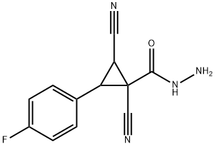 시클로프로판카르복실산,1,2-디시아노-3-(4-플루오로페닐)-,히드라지드(9CI)