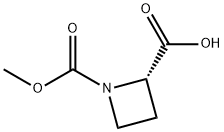 1,2-Azetidinedicarboxylicacid,1-methylester,(2S)-(9CI) Struktur