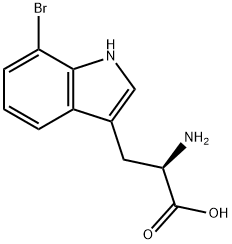 7-BROMO-D-TRYPTOPHAN Struktur